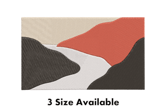 Abstract Mountain River Embroidery: A Seller’s Review
