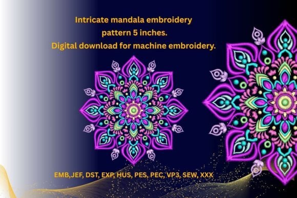 Colorful Floral Mandala Embroidery Review for Real Projects