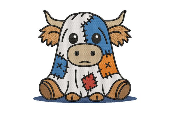 Cute Patchwork Cow Embroidery Design Review
