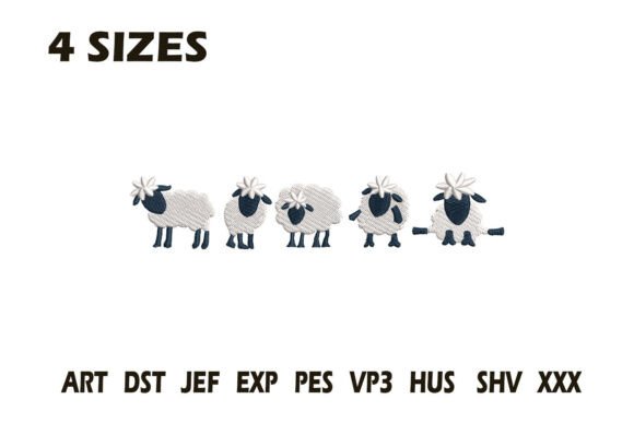 Cute Sheep Embroidery Design: A Seasonal Delight for Holiday Creations