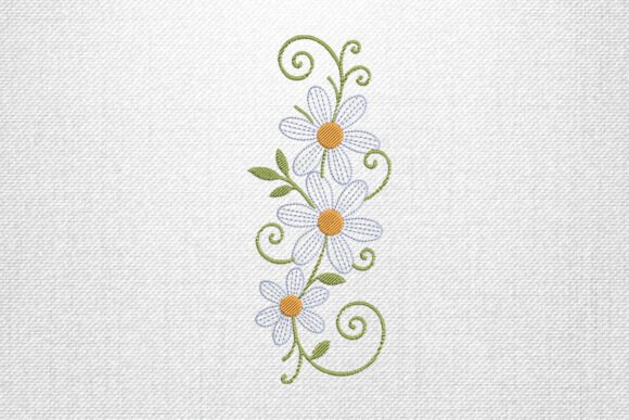 Daisy Vine Embroidery Design Set Review for Real Projects