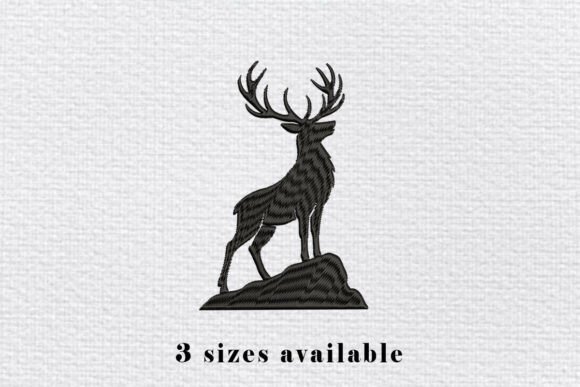 Deer Silhouette Embroidery Design Review for Real Projects