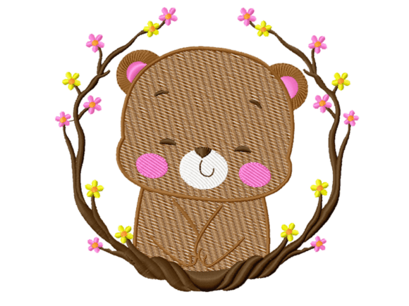 Floral Wreath Bear Machine Embroidery: A Designer’s Review