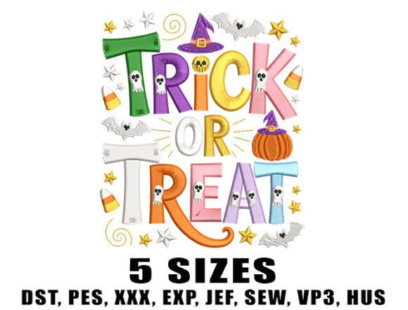 Happy Halloween Kids Embroidery Design Review