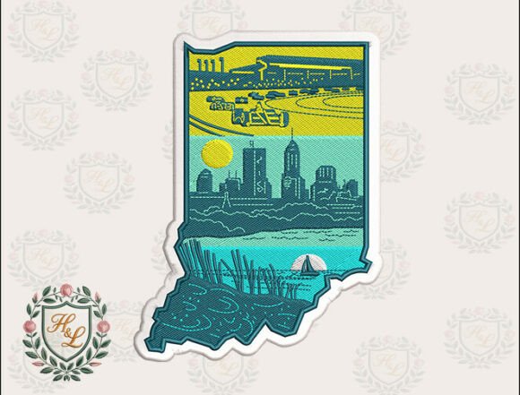 Layers of Indiana Embroidery Files: A Seasonal Design Review