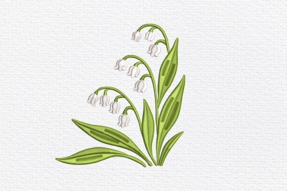 Lily of the Valley Embroidery