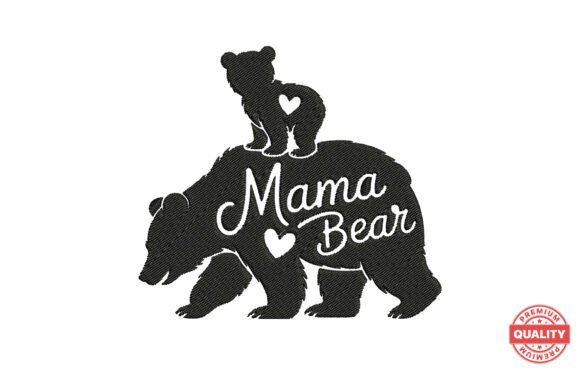 Mother and Baby Bear Embroidery Design Review for Seasonal Use
