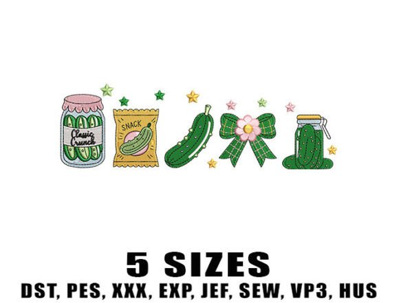 Pickle Lover Embroidery Design Review for Real-World Projects