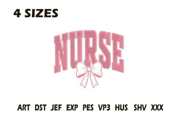 Pink Nurse Bow Embroidery Design Review: A Charming Addition to Personalized Gifts