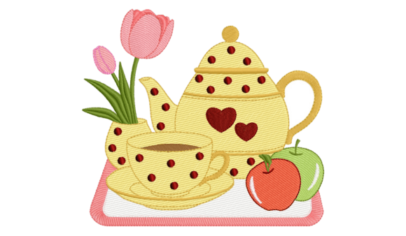 Teapot and Cup Machine Embroidery Review: A Designer’s Take