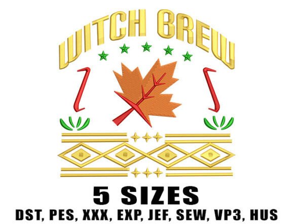 Witch Brew Embroidery Design Review for Seasonal Creations